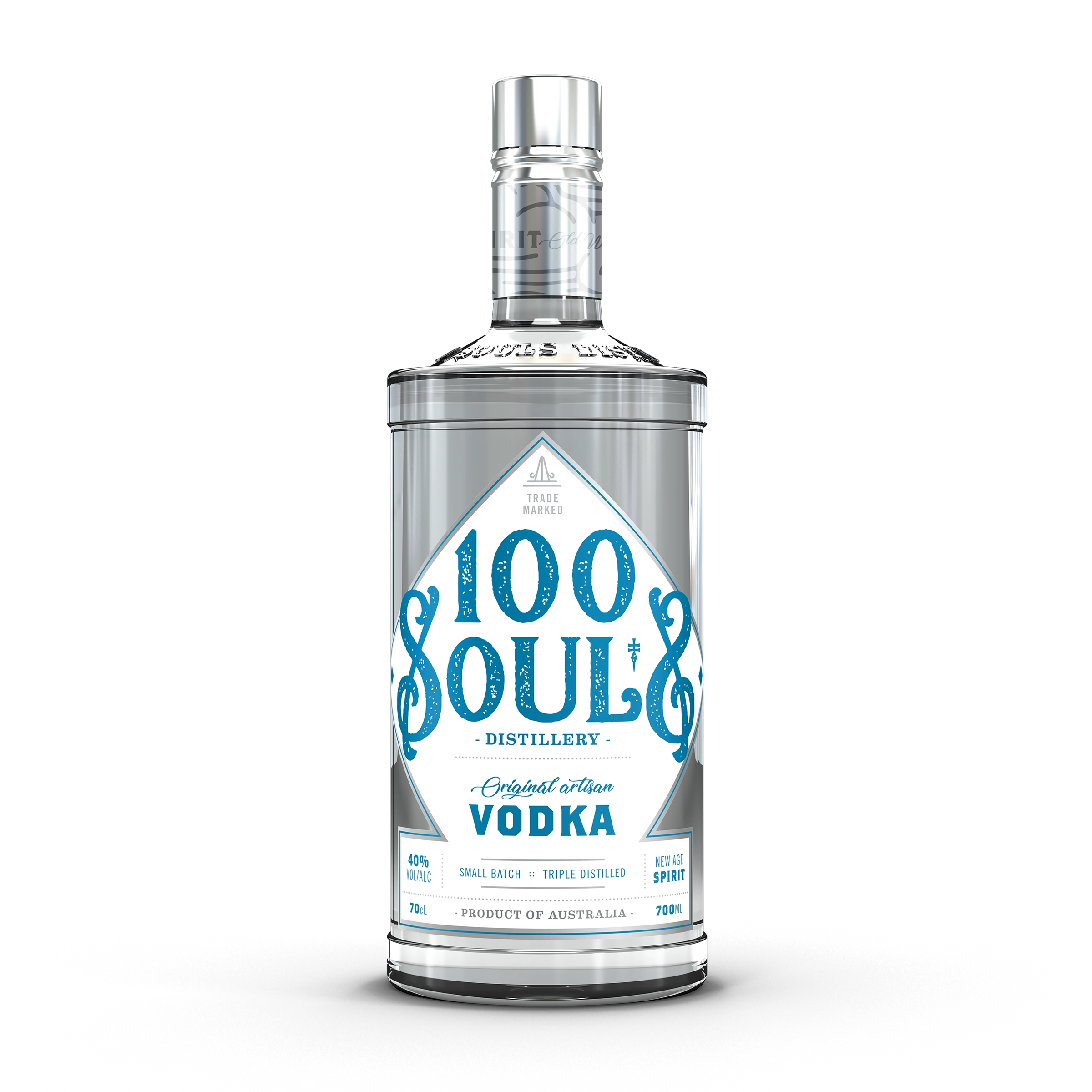 100 Souls Artisan Vodka 700ml. Swifty's Beverages