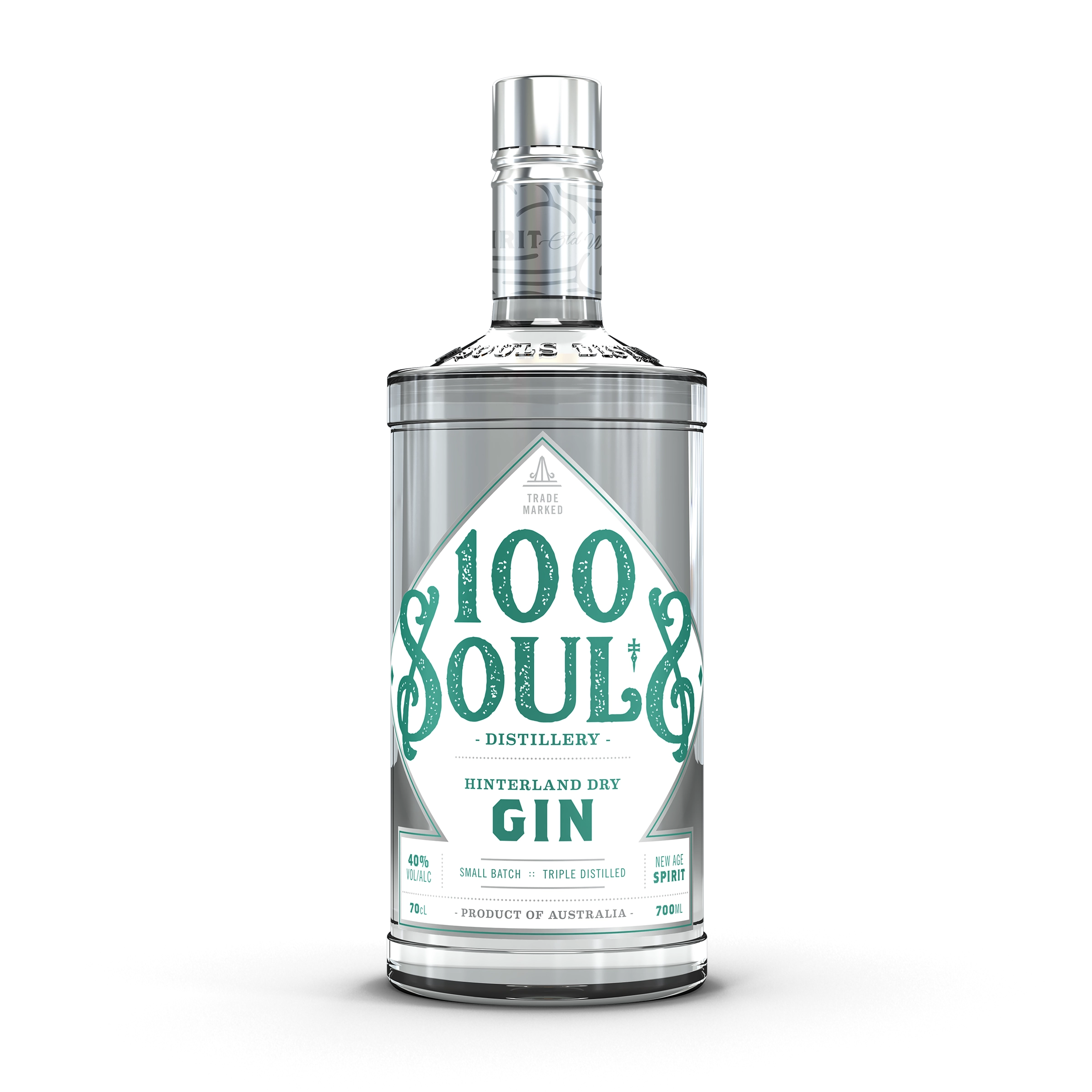 100 Souls Hinterland Gin 700ml. Swifty's Beverages.