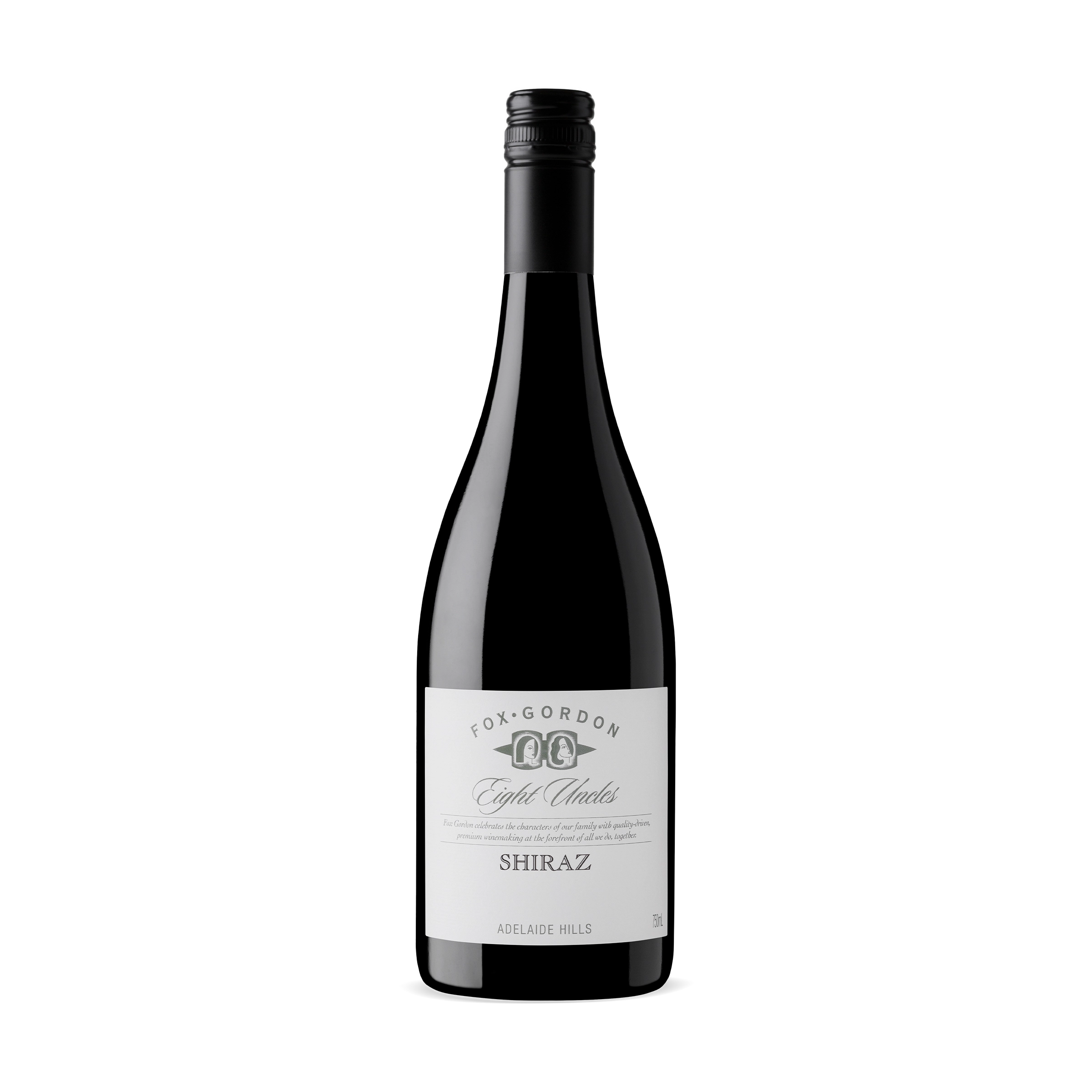 Fox Gordon Eight Uncles Shiraz 750ml. Swifty's Beverages.