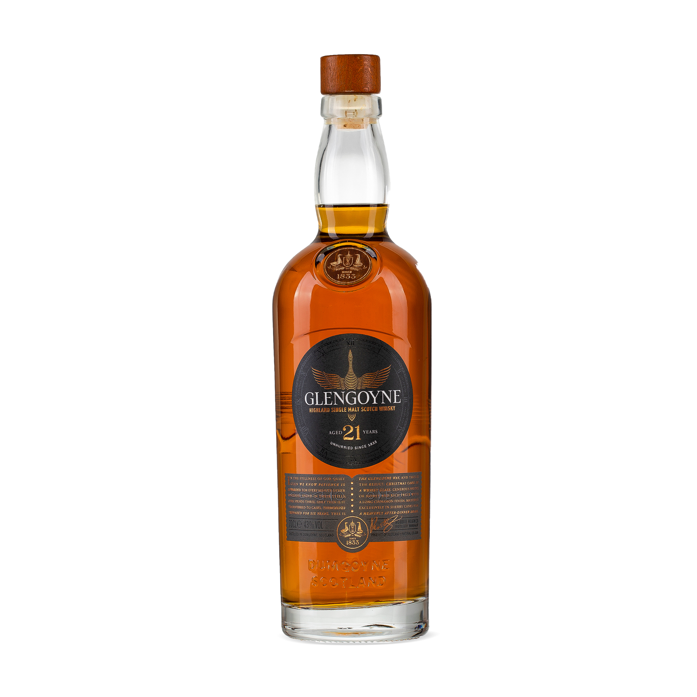 Glengoyne Single Malt 21YO 700ml. Swifty's Beverages