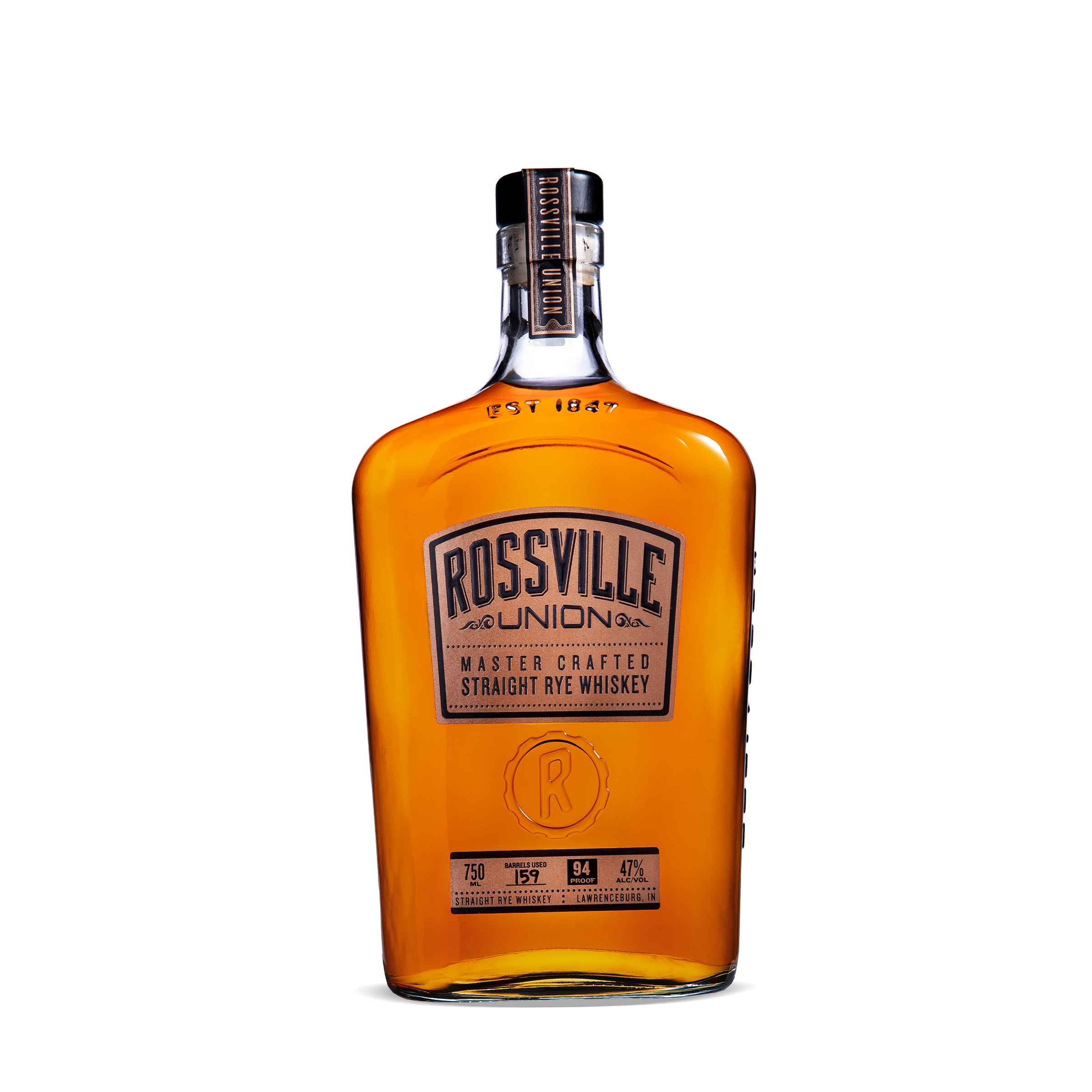 Rossville Union Rye 47% 750ml. Swifty's Beverages